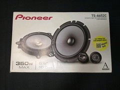 Pioneer TS-A652C 6.5in 16.5cm Component Speaker System 350W Max 80W RMS