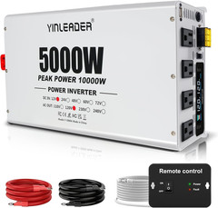 5000W Power Inverter 12V to 120V for RVs, Camping & Off-Grid Systems