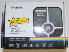 Polaroid PD-E53H 1080P HD Dash Cam with 8GB Memory Card – New In Box