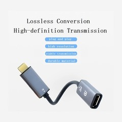 HDMI to DisplayPort Adapter 4K-60Hz Male to Female Converter for PC PS5 Xbox