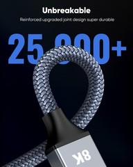 6.6ft 10k 8k Hdmi? Cable 2.1 4k@120hz Hdmi Cord For Tv Ps5 Ps4 Xbox Series X Mon