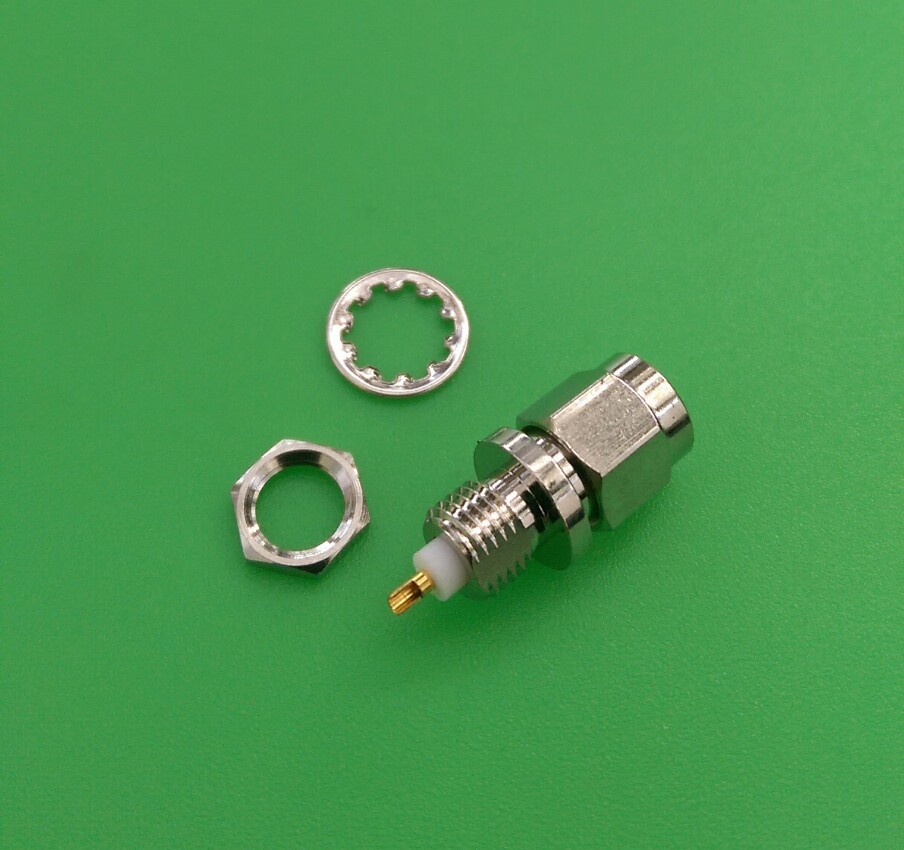 (5 SETS) SMA Male Bulkhead Solder Connector – USA Seller