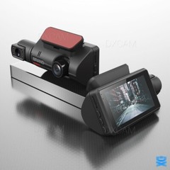 Dash Cam Dual Lens HD 1080P Car DVR Video Recorder G-Sensor Front Inside Camera