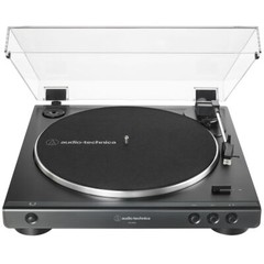 Audio-Technica AT-LP60X-BK Fully Automatic Belt Drive Turntable – Black
