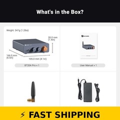 Fosi Audio BT20A Pro Bluetooth Amplifier 300W x2 TPA3255