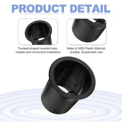 70mm x 88mm Speaker Port Tube Subwoofer Tube Bass Woofer Box 4pcs