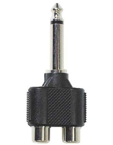 1/4″ TRS Stereo Y Adapter Dual 1/4″ Female to 1/4″ Male Audio Splitter Cable