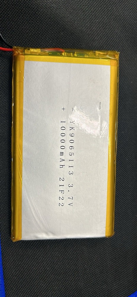 Li-Po Rechargeable Battery Pack 3.7V 10000mAh 9065113 MPN YK9065113