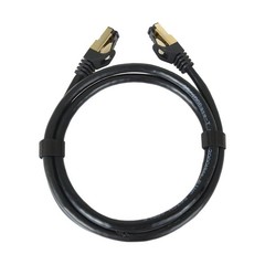 CAT8 Ethernet Cable Super Speed 40Gbps LAN 3ft 6ft 10ft 25ft Black Gold