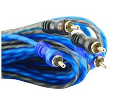 12 Pcs | 2 RCA to RCA Interconnect HiFi Audio Cable Male Connector Wire 3 Feet