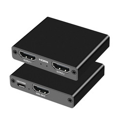 HDMI Splitter 1 In 2 Out 4KUHD HDMI Splitter For Dual Monitors Duplicate/Mirror