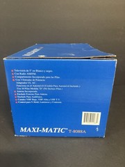 Vintage 1995 Maxi-Matic mini TV AM/FM radio model T 8088A
