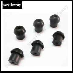 Silicone Mushroom Earbuds Eartips Earphone for Motorola, Kenwood 1000Pcs