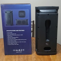 Experience Ultimate BT304 Bluetooth LED 2.0 Stereo Speaker System 4in AUX USB