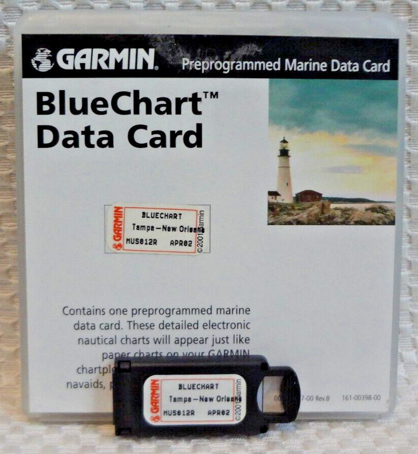 Garmin BlueChart TAMPA – NEW ORLEANS MUS012R Navigation Data Card Chart Map Chip