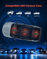 VEVOR Car Audio Amplifier Car Amplifier 4-Channel Class AB Max. 4x250W at 4 Ohms