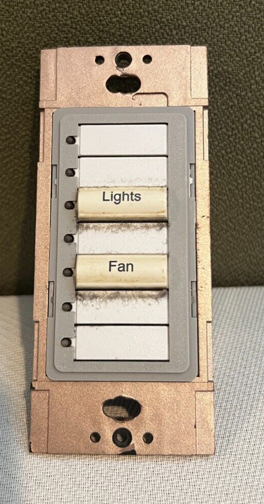Lutron HomeWorks ST-NB-NONE Wired Keypad – 2 Button Config