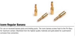MIT Bananas Plugs Set of 4 for MIT Iconn Connector bananas