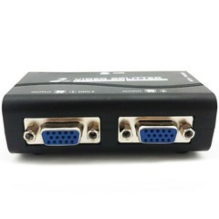 High Resolution 1 to 2 Monitor Switch VGA Video Splitter Converter Adapter n