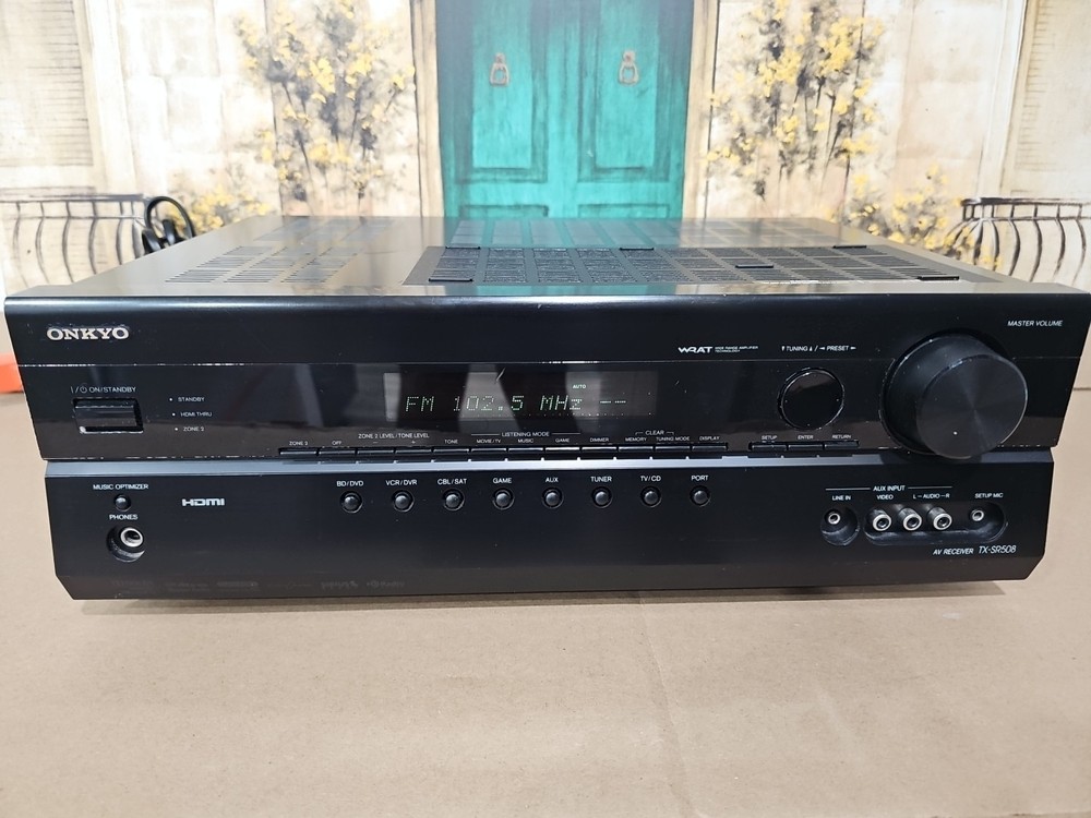 Onkyo TX-SR508 HDMI 7.1 Channel AV 560W Home Theater Receiver NO REMOTE