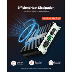 Uimoso Monoblock Car Audio Amplifier 1200W RMS Class D 1 Ohm Power Compact Amp