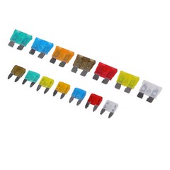 220PCS Blade Fuse Kit ATC ATO ATM for Car Truck Motorcycle Fuses Assortment