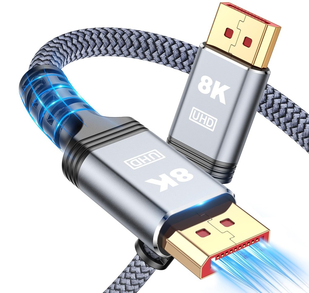 DisplayPort Cable 1.4, [VESA Certified] 8K 4K DP Cable 6.6ft, Display Port Ca…