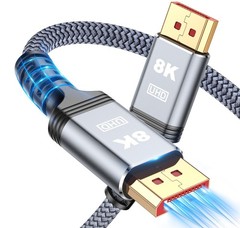 DisplayPort Cable 1.4, [VESA Certified] 8K 4K DP Cable 6.6ft, Display Port Ca…