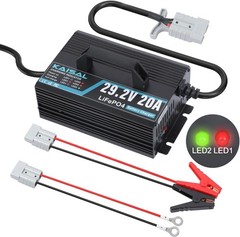 24V 20A Lithium Battery Charger 29.2V LiFePO4 Battery Charger 24 Volt Lithium Ch