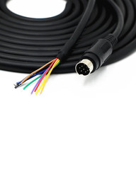 Mini-8P Cable ,Mini DIN 8 Pin Male MD8 to Wire End Connecter Adapter Cable for P