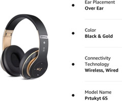Wireless Headphones Bluetooth Noise Cancelling Stereo Earphones Over Ear Headset