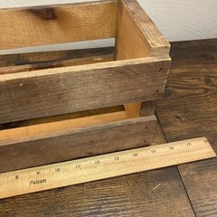Wooden CD Crate Fits 28-30 With Flaws Rustic See Details
