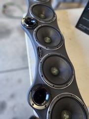 Universal 45″ Sound Bar Pod 6 x 6.5″ Midrange and 2 Tweeters Wood and Fabric