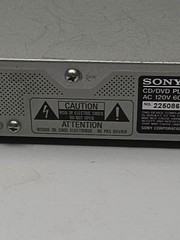 Sony DVP-NS75H Silver CD DVD Player HDMI 720p 1080i Upscale No Remote