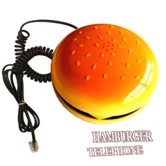 Hamburger Cheeseburger Burger Corded Phone Novelty Telephone Bread Phone Gifts