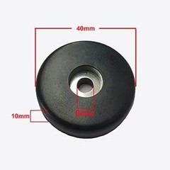 Rubber Feet, Speaker Rubber Feet,16 Pack 40Mm X 10Mm, Use for Subwoofer Fee