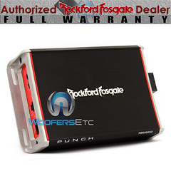 ROCKFORD FOSGATE PBR300X2 PUNCH 2CH AMP 600W MAX SUBWOOFER SPEAKER AMPLIFIER NEW