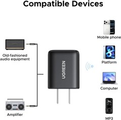 Bluetooth 6.0 LDAC Audio Adapter for TV Home Speakers, High-Resolution Wirele…