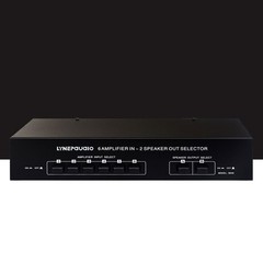 6 Amp in 2-Way Out Passive Amplifier Speaker Switcher Stereo Audio Switch Box