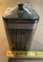 Eveready No. 1209 Super Heavy Duty 6V Lantern Battery Carbon Zinc Coil New HTF