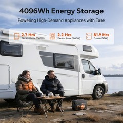 LiTime 12V 320Ah Mini Dual-Mode Self Heating Smart Lithium Battery for RV Camper