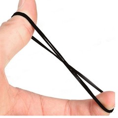 56pcs Premium Recorder Rubber Drive Belt Set Black for Dvd CD Vcr Cassette