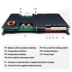 JK BMS 4S-8S 12V 24V 200A LifePo4 Li-ion LTO battery BMS 2A Active Balance lot