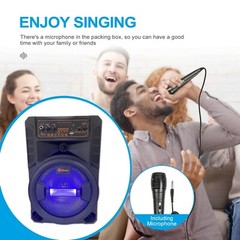 3000W Portable Bluetooth Speaker Sub woofer Heavy Bass Sound System Party+Remote