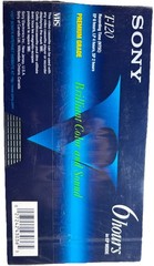 Sony T120VF Premium Grade 6 Hr VHS Video Tape Brilliant SEALED—SHIPS IN 24 HOURS