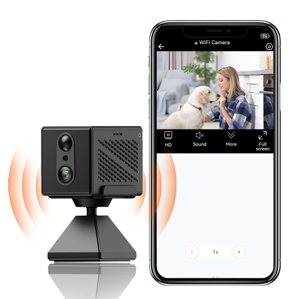 2026 5G Mini HD Security Camera – 100 Days Battery, Night Vision, Motion Detecti