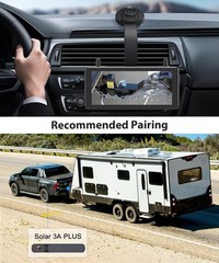 AUTO-VOX X8 Bracket Bendable Suction Cup Mount for Backup Camera, 360° Flexible