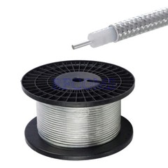 Low PIM RF RG402 Coaxial Cable Tin Soacked none jacket semi flex coax Cable 1M