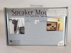 Premier Mounts Speaker Mounts For Satellite Speakers Wall Or Ceiling Universal