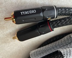 YYTCG Audiophile HiFi 1 m Audio RCA Cables – 2RCA Male to Male,15 AWG,4N * OFC